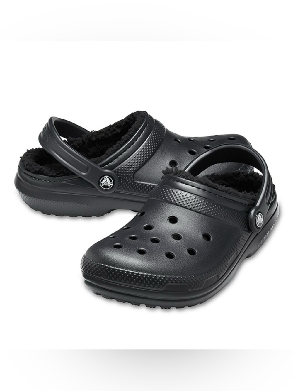 CROCS Classic Lined Clog Black W8/M6